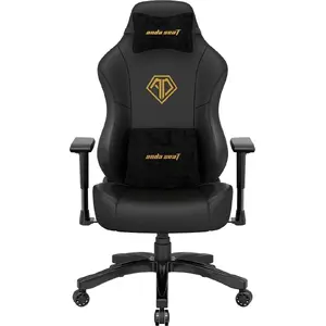 Gaming Chair Anda Seat Phantom 3L Black-Gold AD18Y-06-B-PV/C Ergonomic Design Adjustable Height