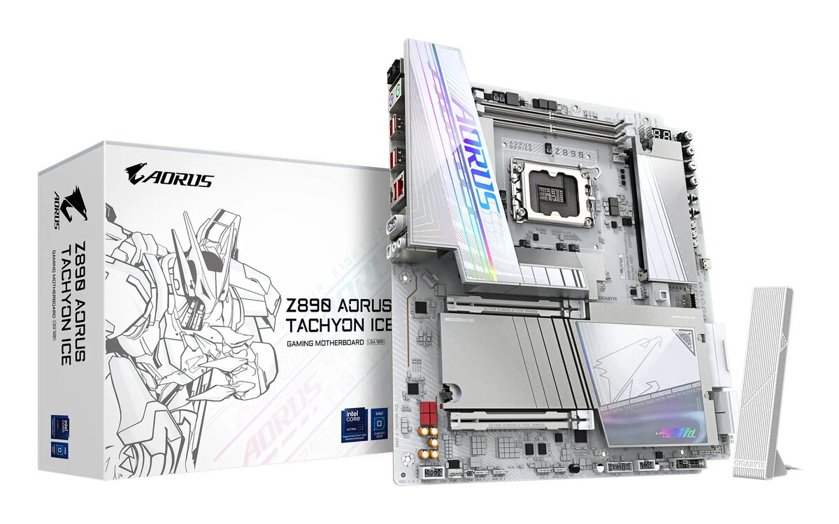 GIGABYTE Z890 AORUS TACHYON ICE Mātesplate