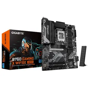 Mātesplate GIGABYTE B760 GAMING X WIFI6E GEN5, Intel B760, LGA 1700, ATX, DDR5 līdz 256GB, PCIe 5.0, Wi‑Fi 6E, 2.5Gb LAN