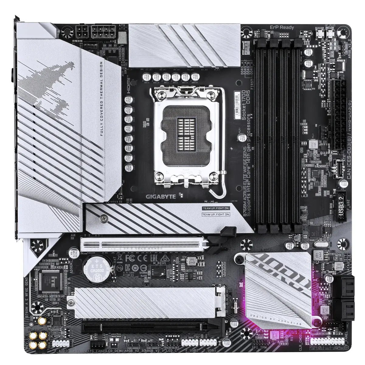 GIGABYTE B760M AORUS ELITE WIFI6E GEN5 Pamatplate Photo 2
