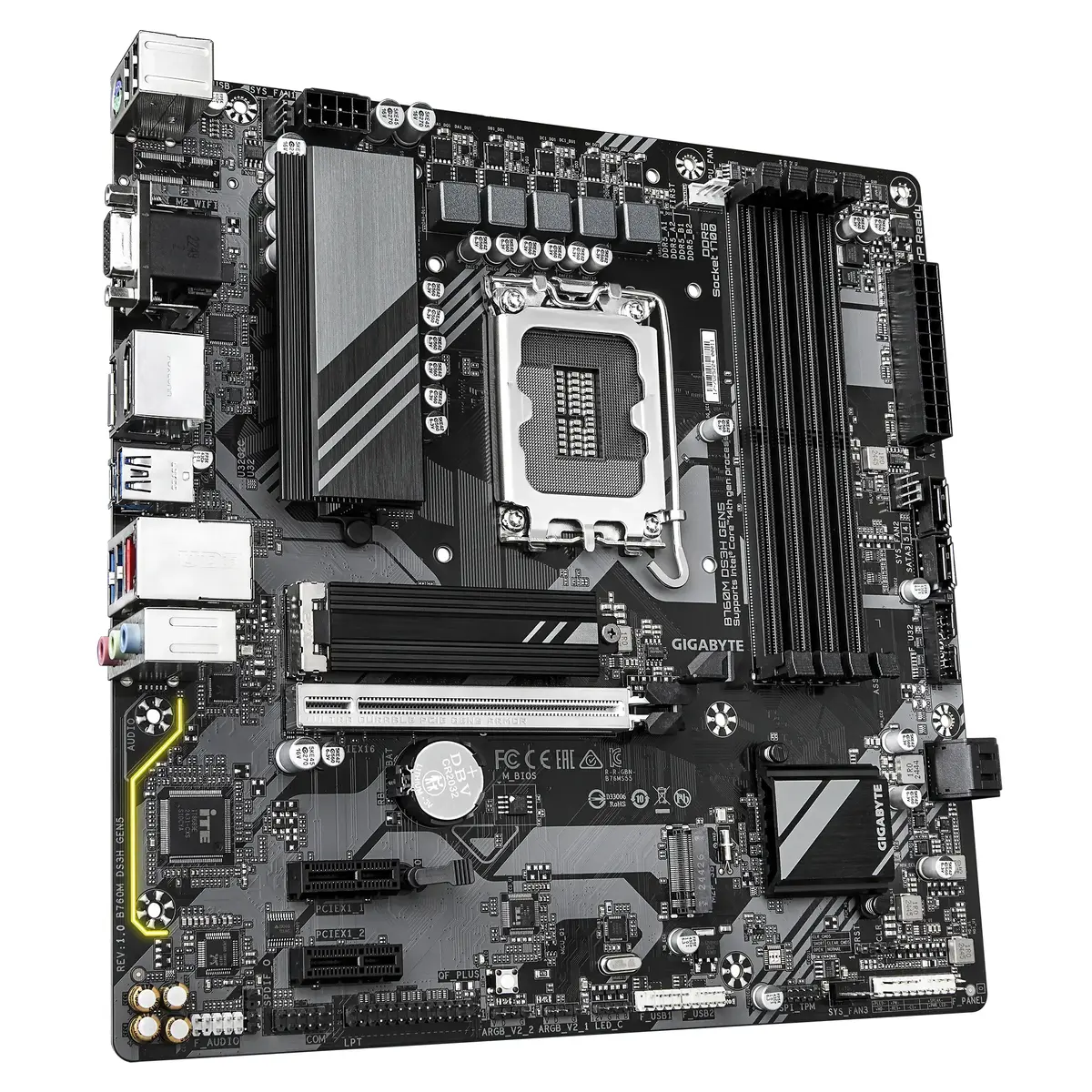 Mātesplate GIGABYTE B760M DS3H GEN5 Micro ATX Photo 3