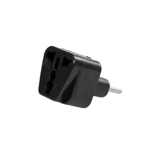 Travel charging adapter Riff RF-USA/UK/EUR — USA/UK/CN to EU plug converter