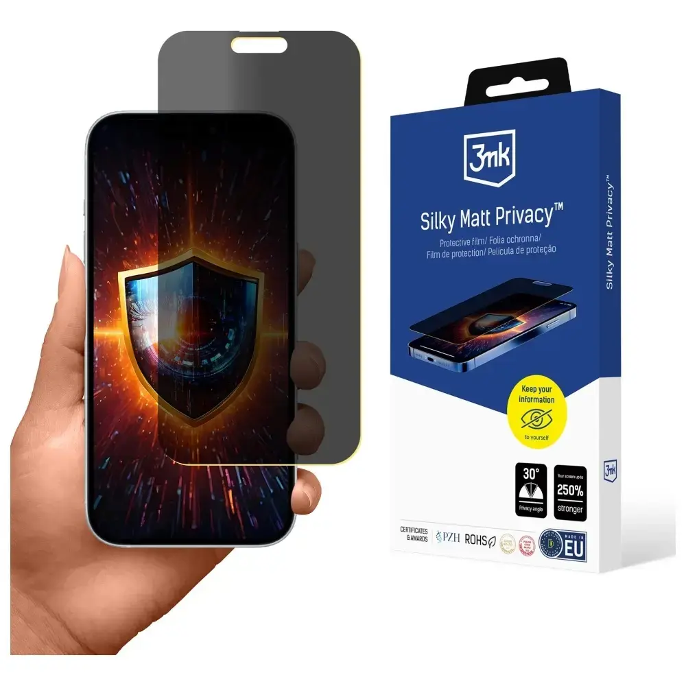 3MK Silky Matt Privacy aizsargstikls iPhone 17 Photo 3