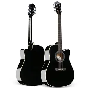 Acoustic guitar V-tone AG TWO BK 4/4 — steel-string, full-size (4/4), black
