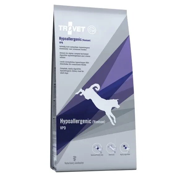 Sausais barība suņiem TROVET Hypoallergenic VPD