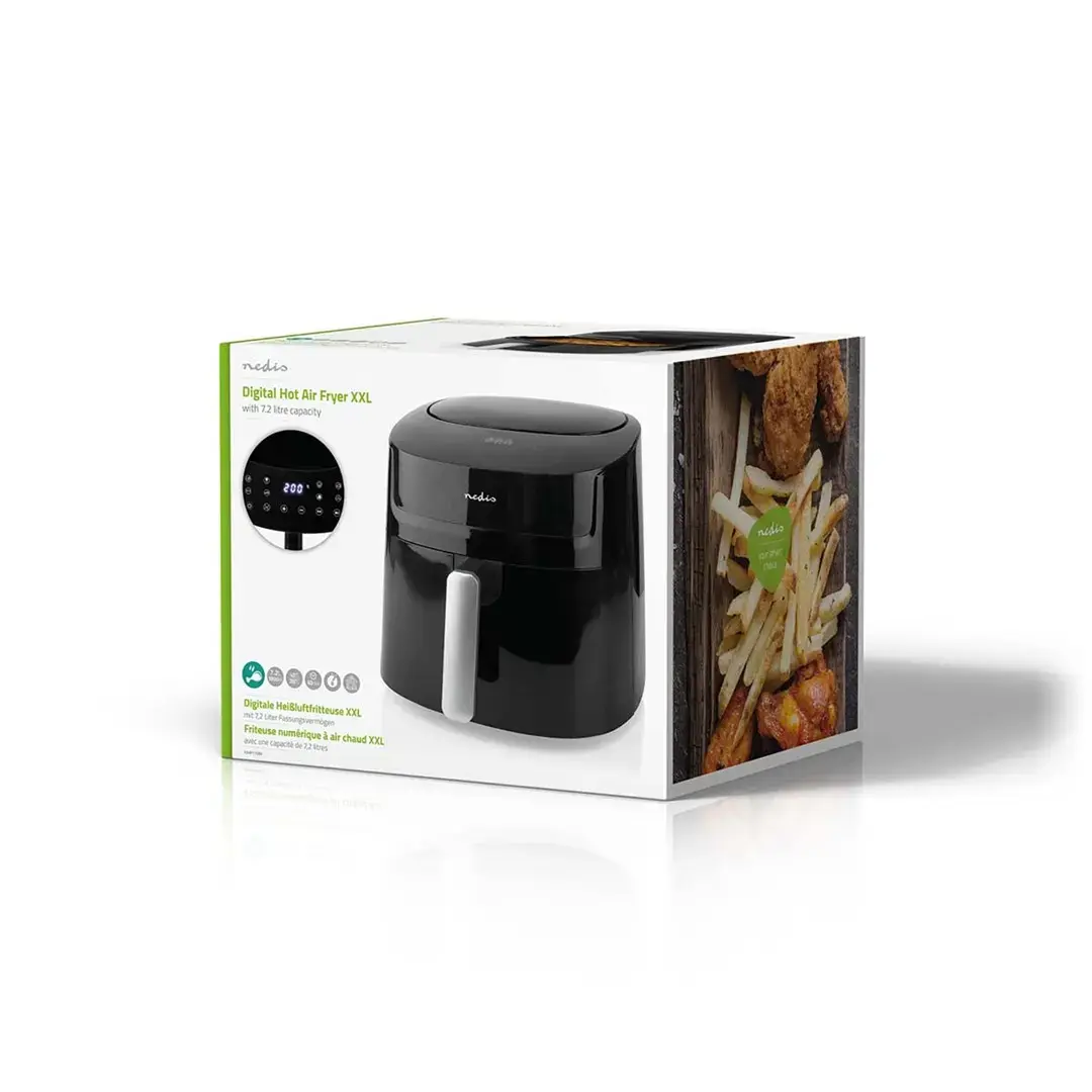 Karstā gaisa fritieris Nedis KAAF170BK 7,2 L 1800 W Photo 7
