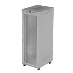 19" Rack Cabinet LANBERG FF01-8047-23SL 47U 800x1200 mm Grey Perforated Doors