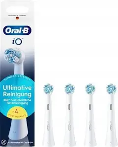 Oral-B replacement toothbrush heads iO Ultimative Reinigung 4-pack, white