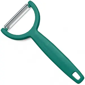 Peeler Victorinox 6.0963.4 green — Victorinox handheld vegetable peeler, stainless steel blade, ergonomic handle