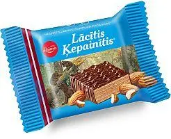 Wafer cake Laima Bear Paw 40g — Laima wafer cake 40 g