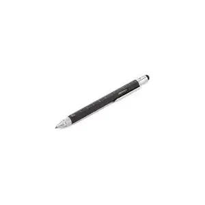 Ballpoint pen TROIKA PIP20/BK black/silver — black ink, pocket-size writing instrument