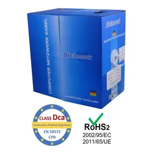 Tīkla kabelis STEINMARK CAT5E FTP 305 m, CPR klase Dca s2 d2 a1, modelis DK-F5E-LSZH-Dca