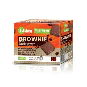 Gluten-free brownies Balviten 222 g — ready-to-eat cocoa brownie mix