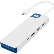 TARGUS HyperDrive Wired Dock White — wired dock with USB Power Delivery up to 100W, MicroSD support, 5 Gbit/s data transfer
