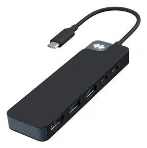 Targus HyperDrive Wired Docking Station Black USB-C HDMI 4K Ultra HD 100W Power Delivery