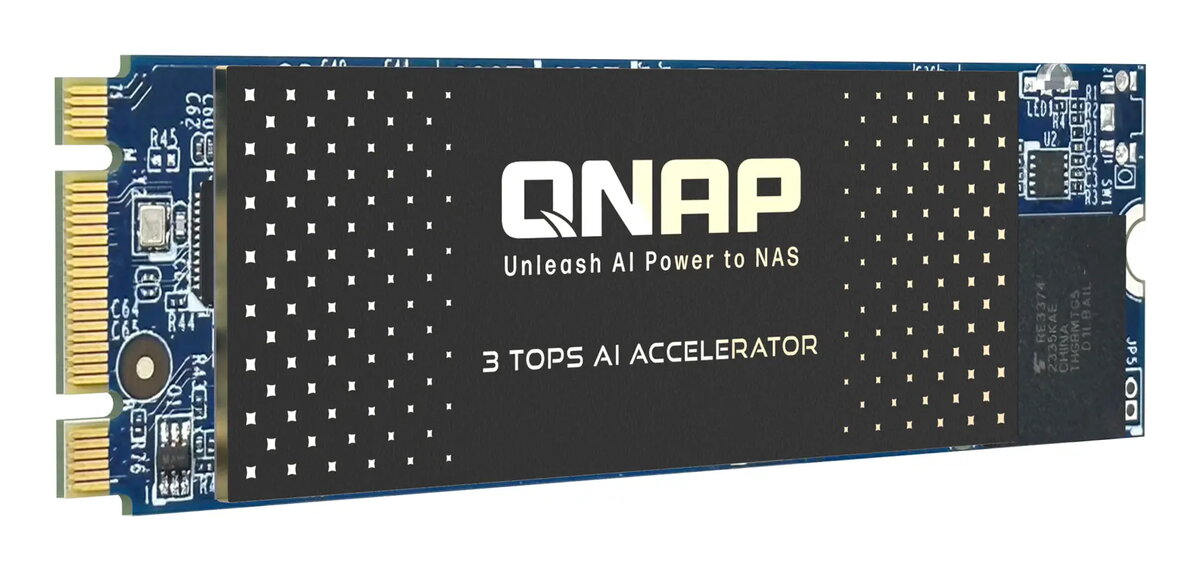 QNAP QAI-M100 AI paātrinātāja karte ar