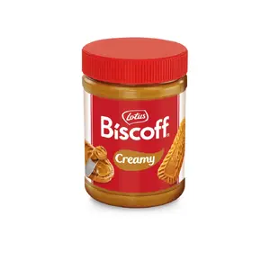 Cookie Cream LOTUS BISCOFF 1.6 kg — spreadable cookie butter for baking and toast