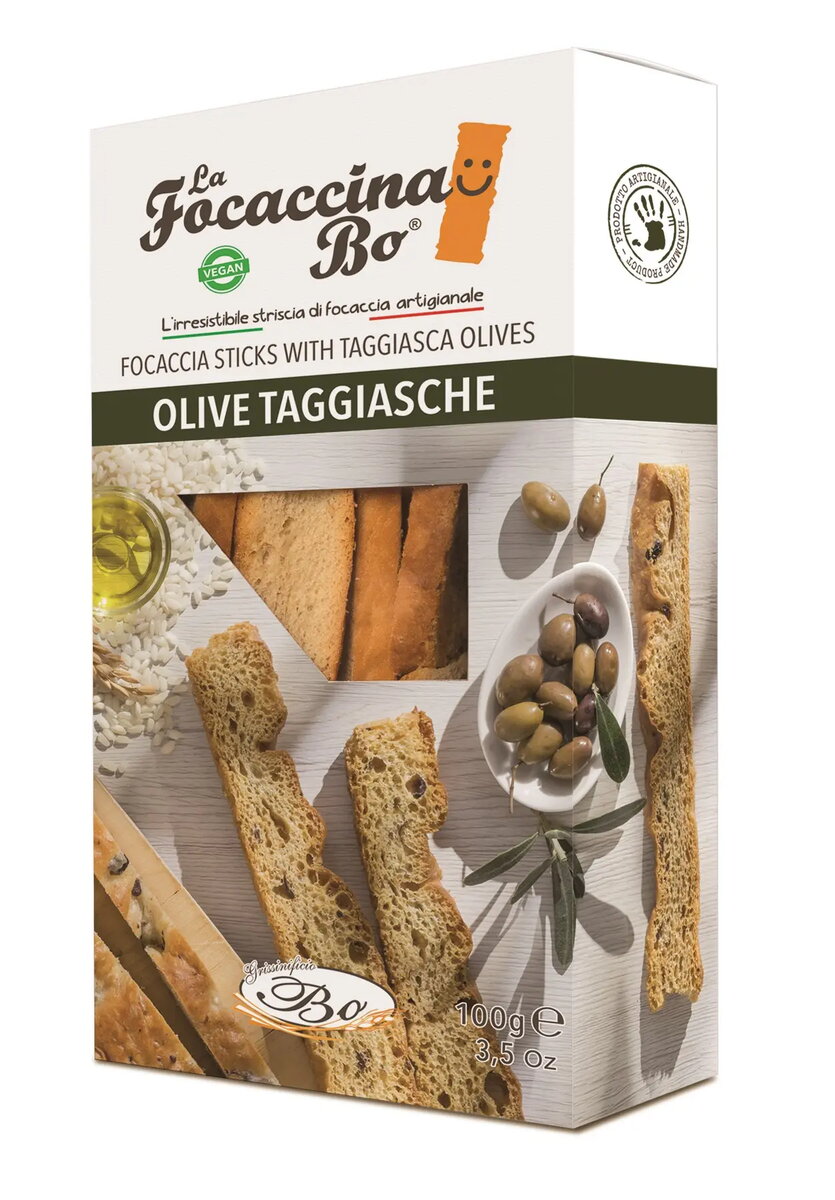 Kraukšķīga focaccia La Focaccina Bo ar