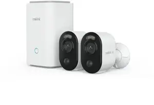 Home security system Reolink Home Hub kit with 2x Argus 3 Ultra wireless cameras