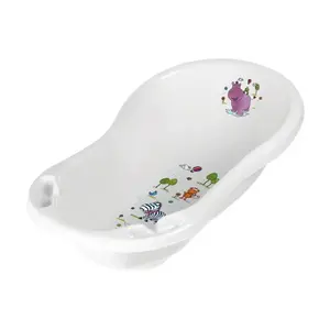 Bērnu vanna keeeper Wiktoria Hippo 100 x 51 x 29 cm balta – zīdaiņu vanna