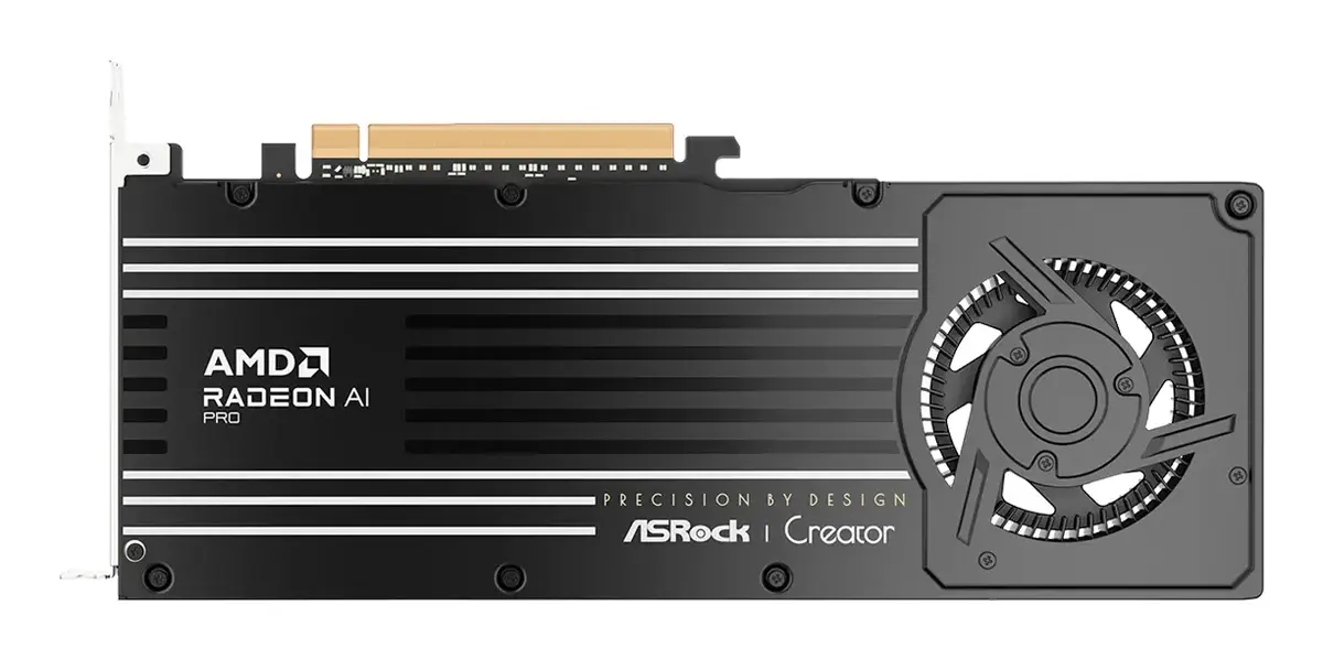 Видеокарта ASRock Radeon AI PRO R9700 Creator Photo 4