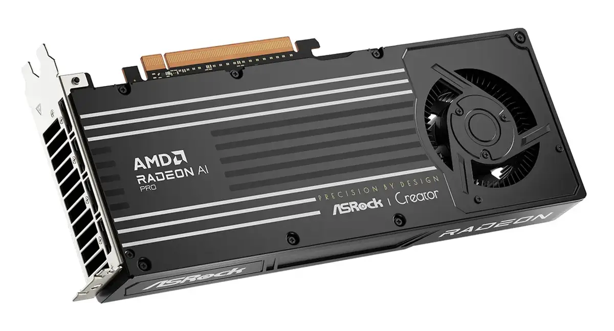 Видеокарта ASRock Radeon AI PRO R9700 Creator Photo 5
