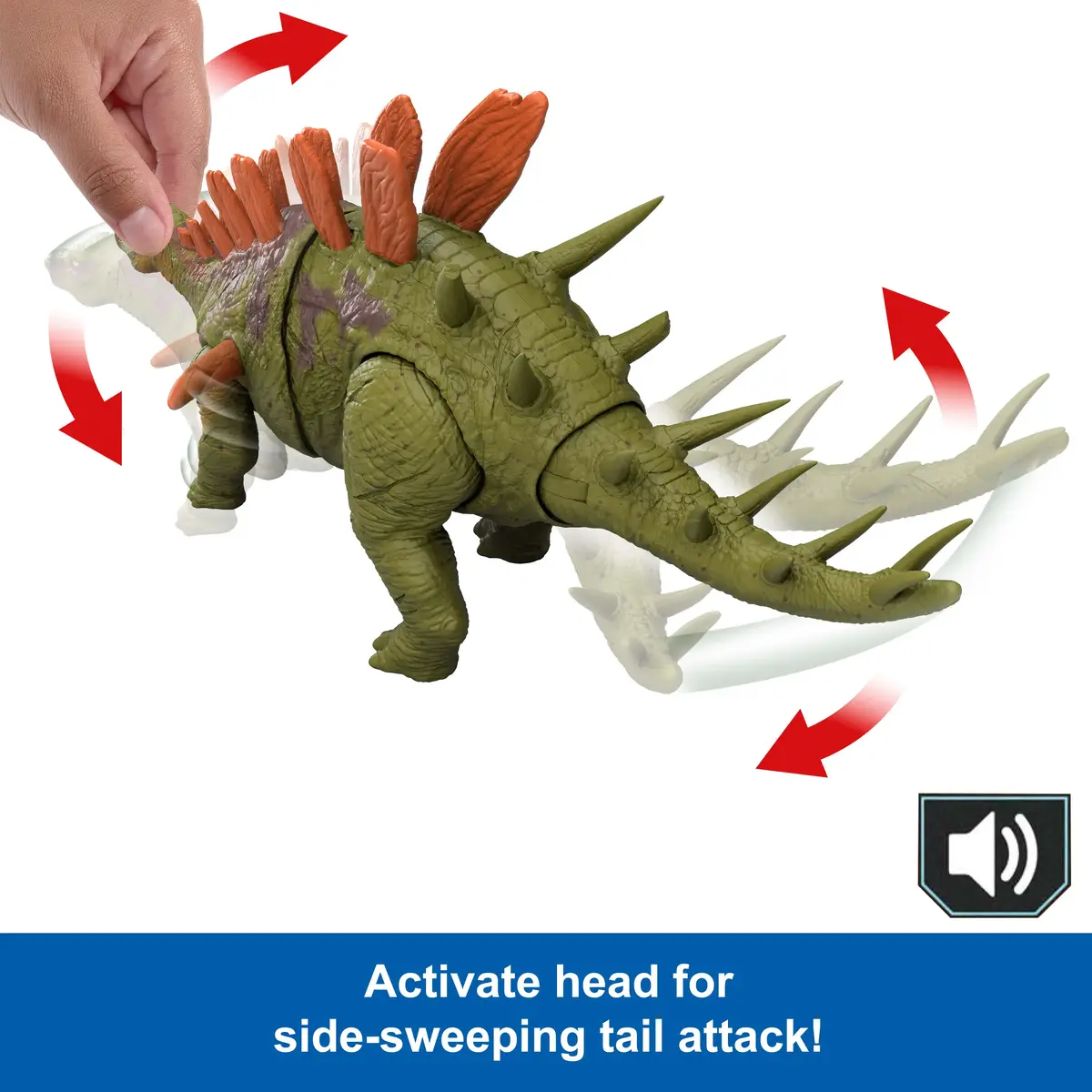 MATTEL Jurassic World Kentrosaurus Chaos Theory figūriņa Photo 9