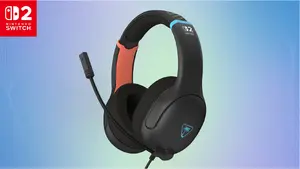 Turtle Beach Airlite Fit Charcoal Black Wired Gaming Headset for Nintendo Switch with Flip-to-Mute Microphone and Over-Ear Comfort