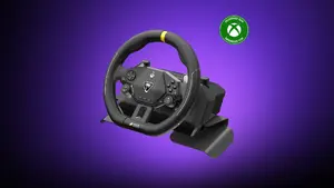 Turtle Beach Racer bezvadu sacensību stūre Xbox un PC ar Bluetooth RF USB savienojumu un iebūvētu akumulatoru melnā krāsā