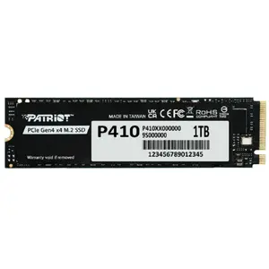 Твердотельный накопитель PATRIOT P410 1 ТБ M.2 NVMe, 5 Gbit/s, 1000 GB
