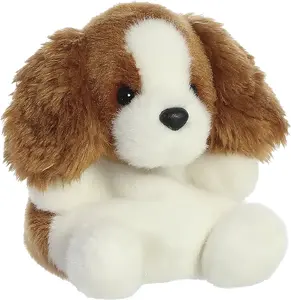 Plīša suņa rotaļlieta Aurora Lady Spaniel modelis 26056, mīksta pildīta rotaļlieta, aptuveni maza izmēra