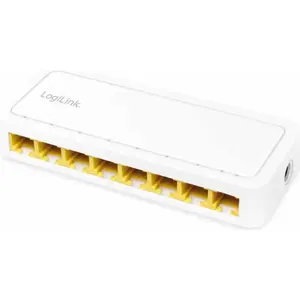 Network switch LOGILINK NS0115 1 Gbps, desktop, white