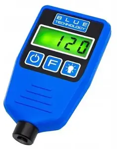 Krāsas biezuma mērītājs Blue Technology DX-13-FE, digitālais displejs, mērījumu diapazons 0–2000 µm