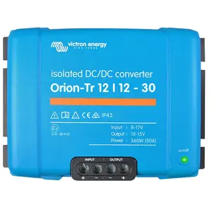 Блок питания Orion-Tr 12/12-30A 360W, питание 12 В вход/выход, макс. 30 A, 360 W