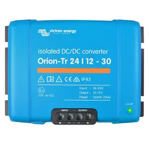 Блок питания Orion-Tr 24/12-30A 360W, DC-DC конвертер 24В → 12В, выход 30А, 360Вт