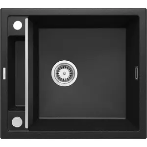 Granite 1-bowl sink deante ZRM_G103, magnetic finish, single bowl