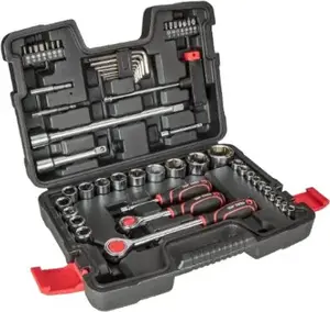 Socket wrench set Top Tools 38D530 — 53 pcs, 1/4" and 1/2" drive
