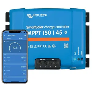 Solar charge controller Victron Energy SmartSolar MPPT 150/45 — 150V max input, 45A output