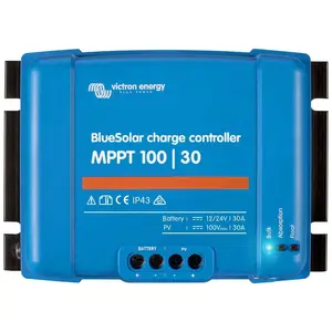 MPPT Solar Charge Controller Victron Energy BlueSolar 100/30 — 30A, 100V max PV