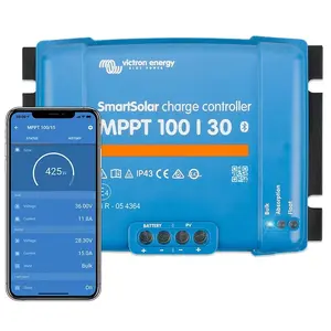 MPPT Solar Charge Controller Victron SmartSolar 100/30 — 30A, 100V max PV input