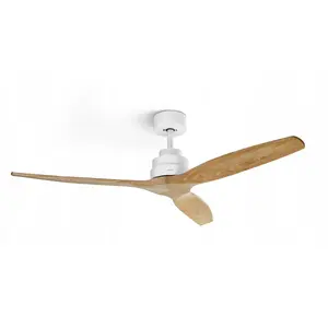 Ceiling fan ZELMER ZCF 5600 40W 132 cm oak/white (model ZELMER-WE-20-10)