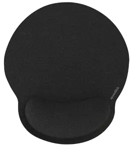 Memory foam mousepad Speedlink VELLU with wrist rest, 230×254 mm, black
