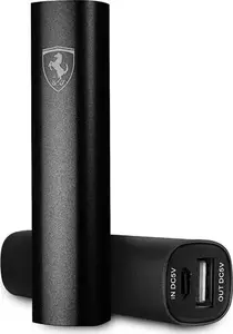 Powerbank Ferrari FEPBM12BBK — portatīvais akumulators 2500 mAh, melns