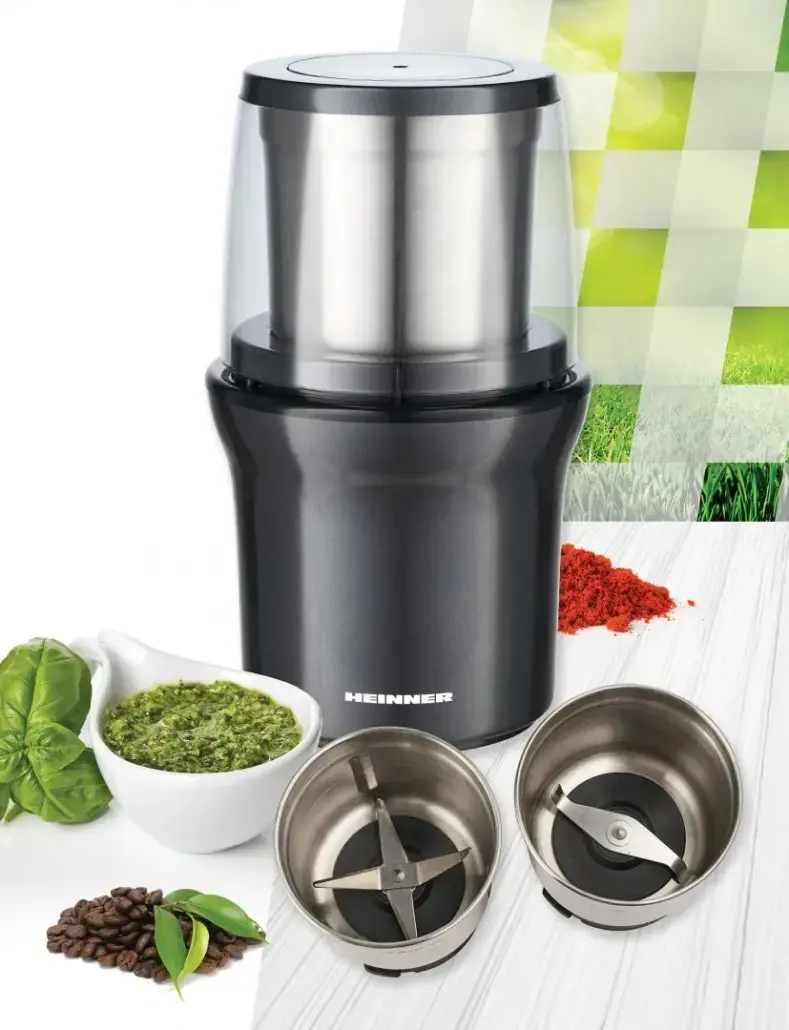 Heinner HCG-200DGIX2 — кофемолка 200 Вт Photo 4