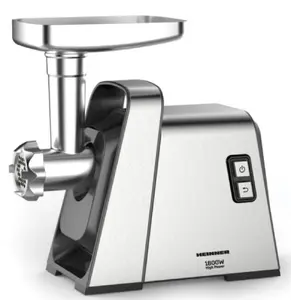 Meat grinder Heinner MG-Y1800X, 1800 W, stainless steel, 2 kg/min, reverse, 3 grinding plates