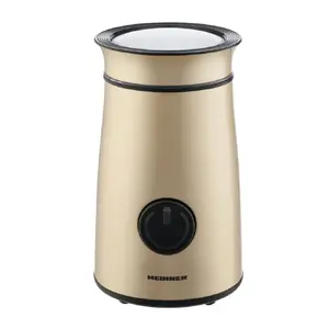 Кофемолка Blade Heinner HCG-150IXGD — 150 Вт, ёмкость 50 г, лезвия из нержавеющей стали, золотая