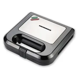 Sandwich Maker Heinner SM-K750BKS 750 W, 2-sandwich capacity, black/stainless steel