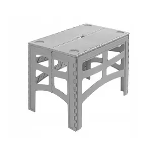 Salokāms āra galds keeeper Timo, slodze 80 kg, izmērs 70×45×55 cm, pelēks