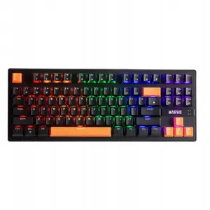 Mechanical keyboard Marvo KG901C EN — 87-key compact layout, Blue switches