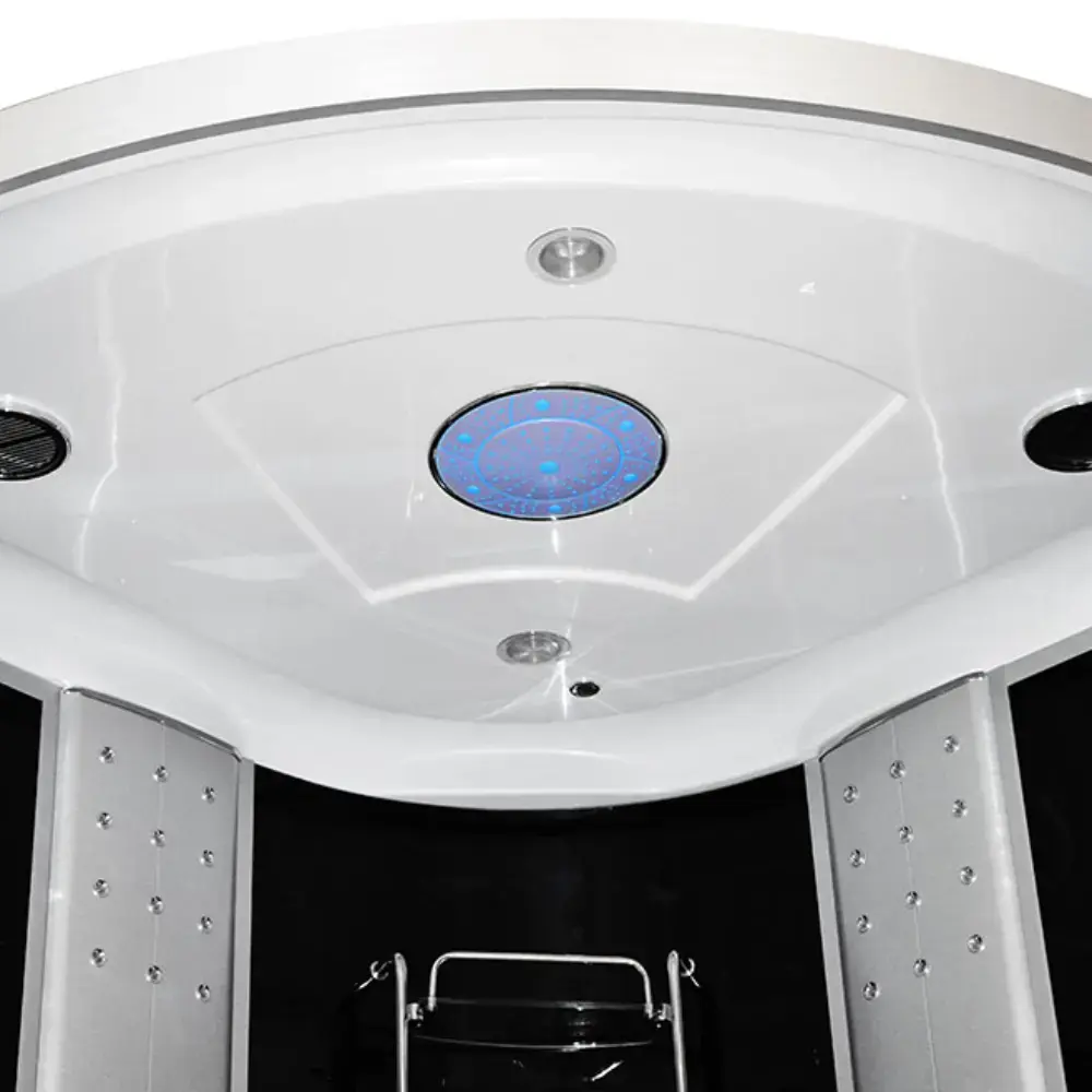 Shower cabin AMUE AMO-08150S BLACK 150×150 cm Photo 3